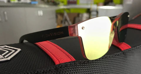 Youth Black/Rose Gold Sunglasses by FlowVision Company