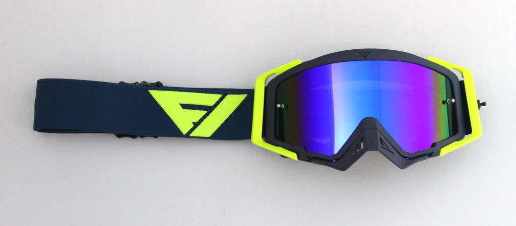 Image of Aqua/Flo Goggle strap and lens