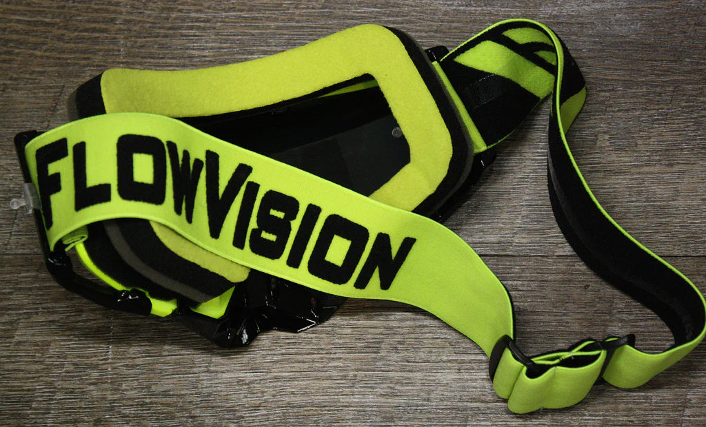 Image of Yellow/Black Goggle face foam and strap