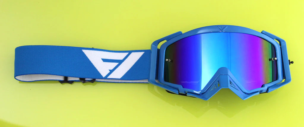 Blue and White Goggle by Flow Vision Company