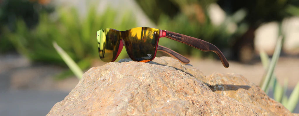 FlowVision Rythem Red and Orange Sunglasses