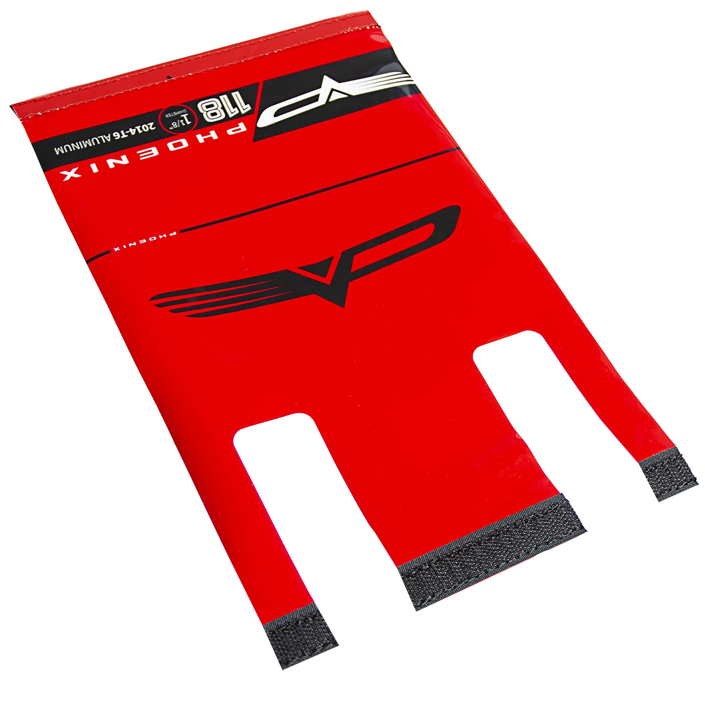 red motorcycle handlebar pad cover by Phoenix Bars 
