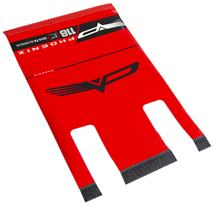 red motorcycle handlebar pad cover by Phoenix Bars 