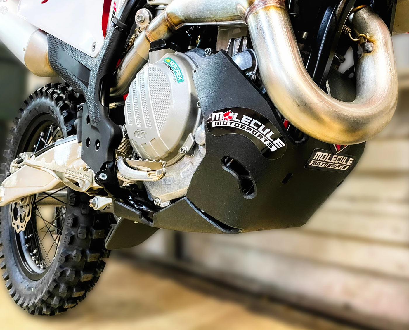 Molecule Motorsports Skid Plate on KTM