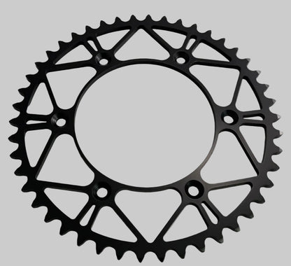 Black sprocket on a white background