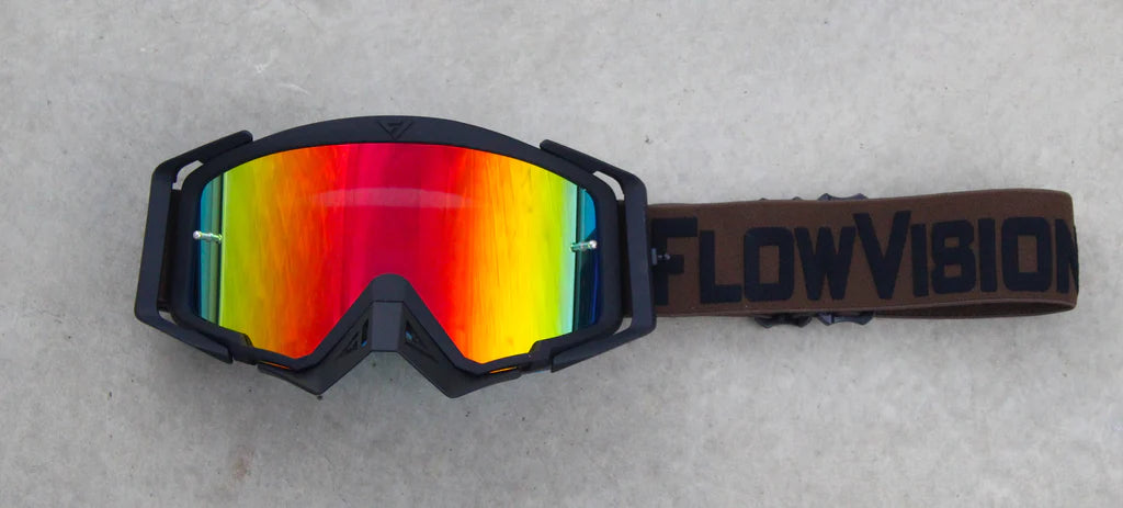 Brown/Black Goggles by FlowVision Company