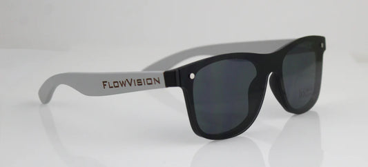 Grey/Black sunglasses by FlowVision Co
