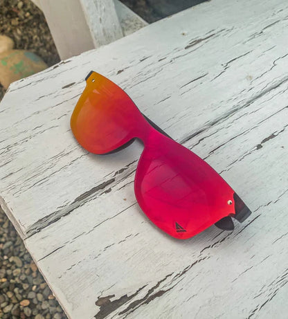 FlowVision Red/Black "Magma" Sunglasses