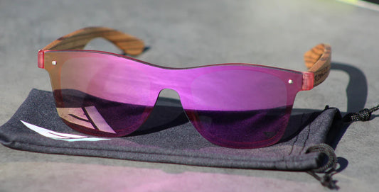 Purple Rythem Sunglasses by FlowVision Co