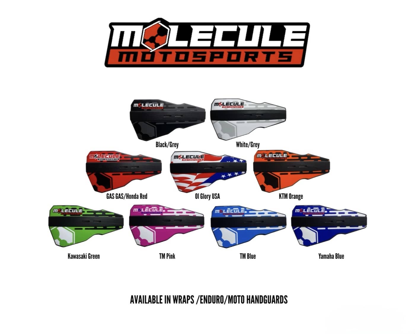 Available Graphic Colors for handguards