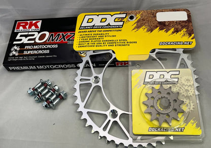 DDC Racing Motocross Chain and Sprocket Combo Kit 