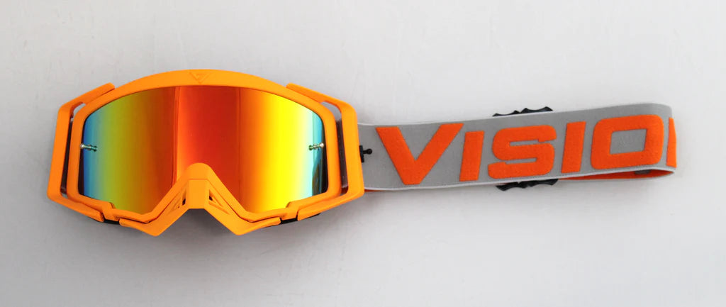 Orange/Grey Goggle by Flow Vision Co