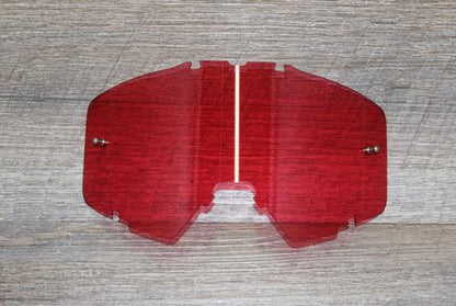 Red Clear Goggle Lens