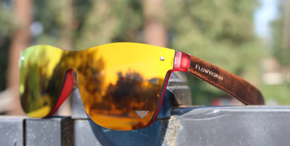 Red and Orange Flow Sunglasses