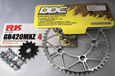 DDC Racing KTM 65 Sprocket and chain combo kit