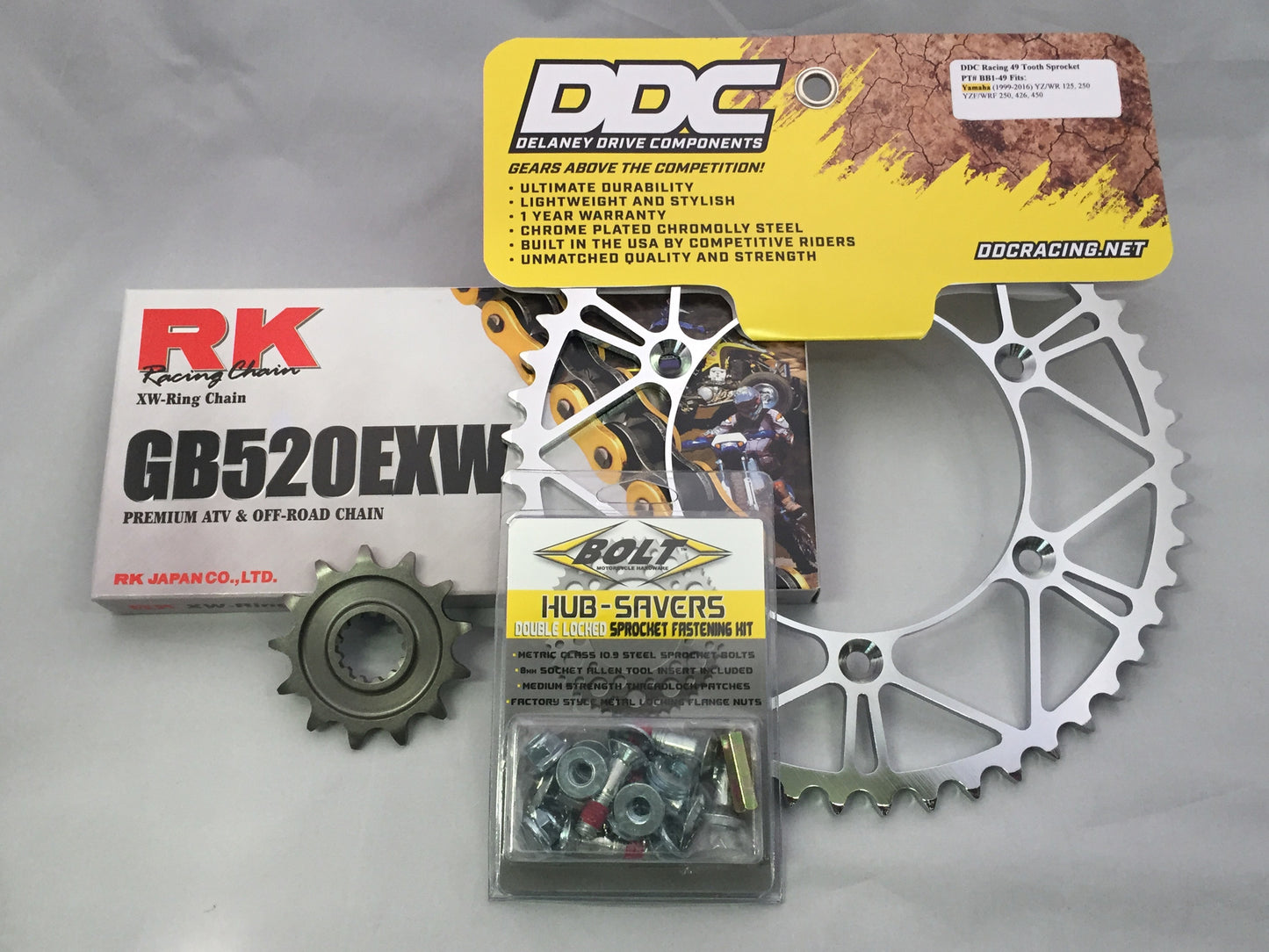 Kawasaki Hardcore Kit: RK Super Premium Chain (XW-Ring)