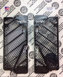 Black Anodized Radiator Guards by Bullet Proof Desings 