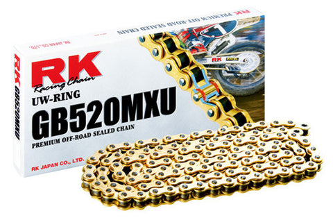 RK MXU Gold racing motorcycle chain